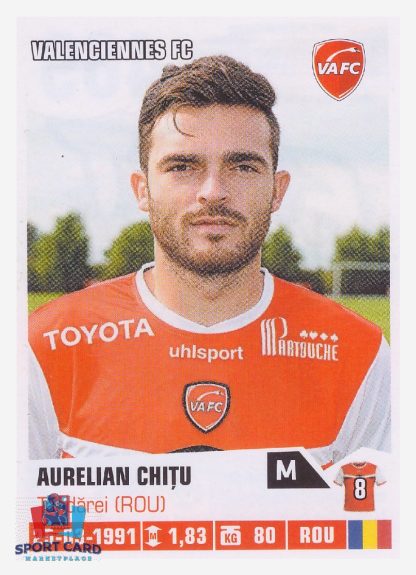 Panini Foot 2014 - Aurelian Chitu / Valenciennes FC #469