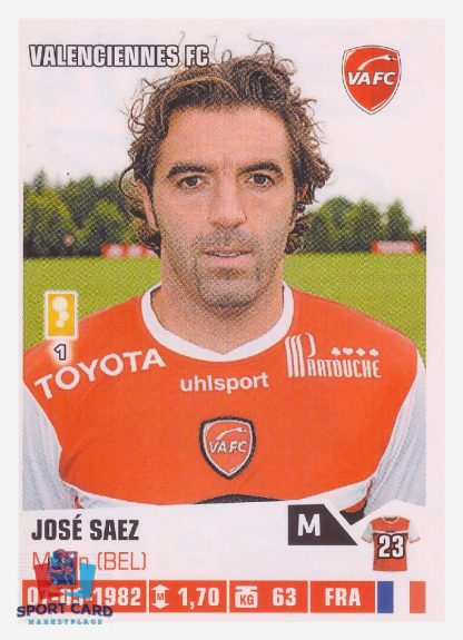 Panini Foot 2014 - Jose Saez / Valenciennes FC #474