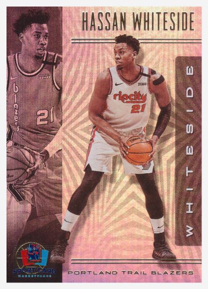 2019-20 Panini Illusions Hassan Whiteside / Portland Trail Blazers #1