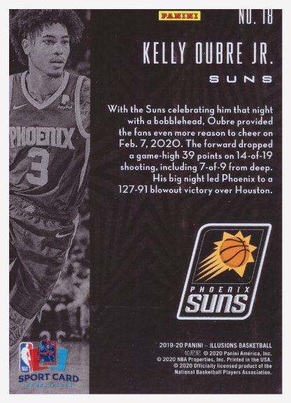2019-20 Panini Illusions Kelly Oubre Jr / Phoenix Suns #18 – Image 2