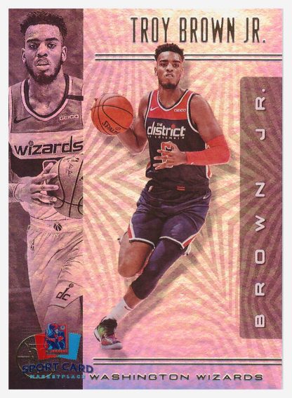 2019-20 Panini Illusions Troy Brown Jr / Washington Wizards #89