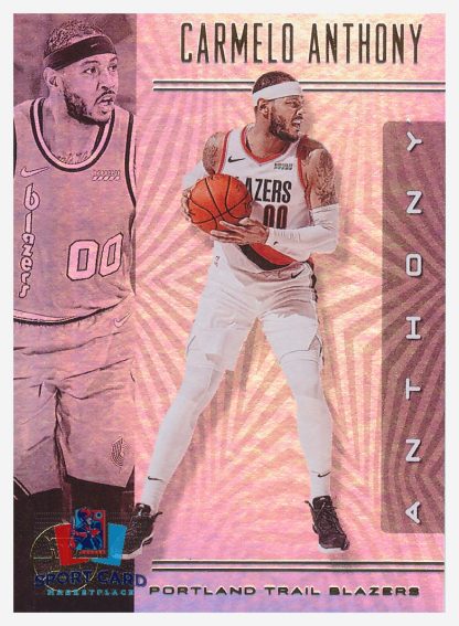 2019-20 Panini Illusions Carmelo Anthony / Portland Trail Blazers #108