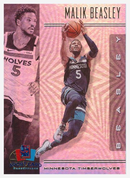 2019-20 Panini Illusions Malik Beasley / Minnesota Timberwolves #114