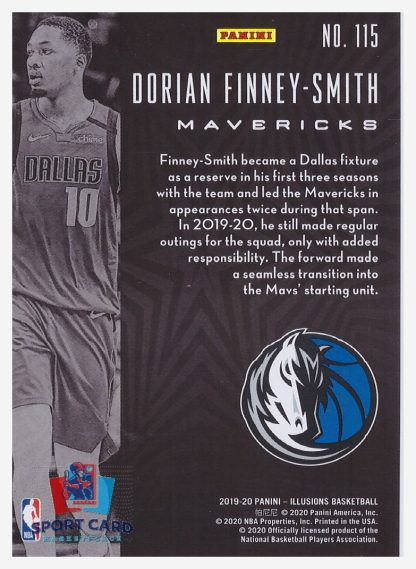 2019-20 Panini Illusions Dorian Finney-Smith / Dallas Mavericks #115 – Image 2