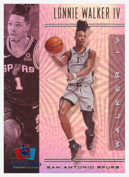 2019-20 Panini Illusions Lonnie Walker IV / San Antonio Spurs #122