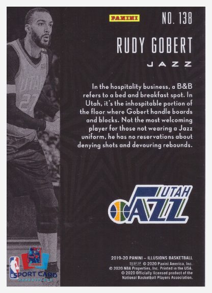 2019-20 Panini Illusions Rudy Gobert / Utah Jazz #138
