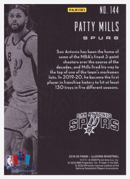 2019-20 Panini Illusions Patty Mills / San Antonio Spurs #144