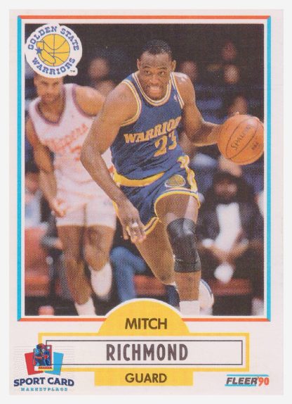 1990 Fleer Mitchell Richmond / Golden State Warriors #67