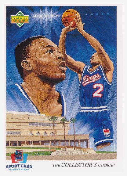 1992 Upper Deck Mitch Richmond by Alan Studt / Sacramento Kings #45