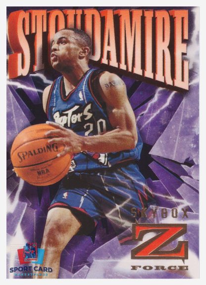 1996-97 Skybox Z Force Damon Stoudamire / Toronto Raptors #87