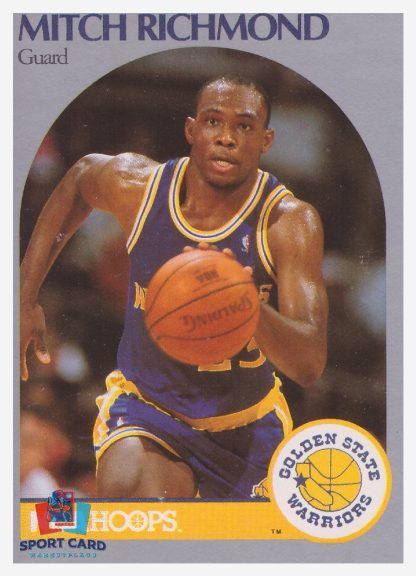 1990 NBA Hoops Mitch Richmond / Golden State Warriors #118