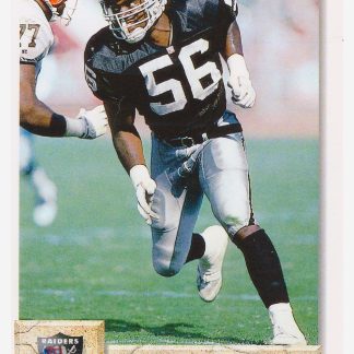 1992 Upper Deck Aundray Bruce / Los Angeles Raiders #476