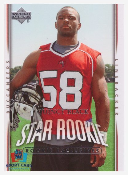 2007 Upper Deck Star Rookie Quincy Black / Tampa Bay Buccaneers #269