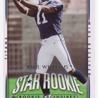 2007 Upper Deck Star Rookie Paul Williams / Tennessee Titans #272