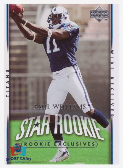 2007 Upper Deck Star Rookie Paul Williams / Tennessee Titans #272