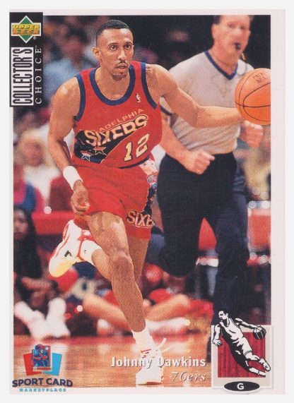 1994 Upper Deck Collector's Choice Johnny Dawkins / Philadelphia 76ers #12