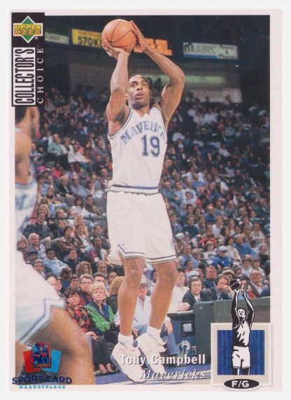 1994 Upper Deck Collector's Choice Tony Campbell / Dallas Mavericks #19