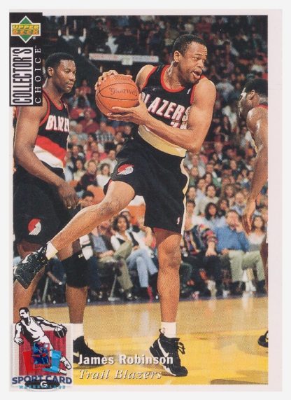 1994 Upper Deck Collector's Choice James Robinson / Portland Trail Blazers #26