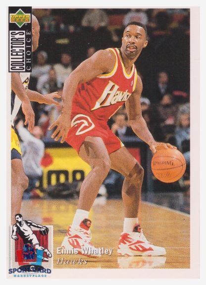 1994 Upper Deck Collector's Choice Ennis Whatley / Atlanta Hawks #39