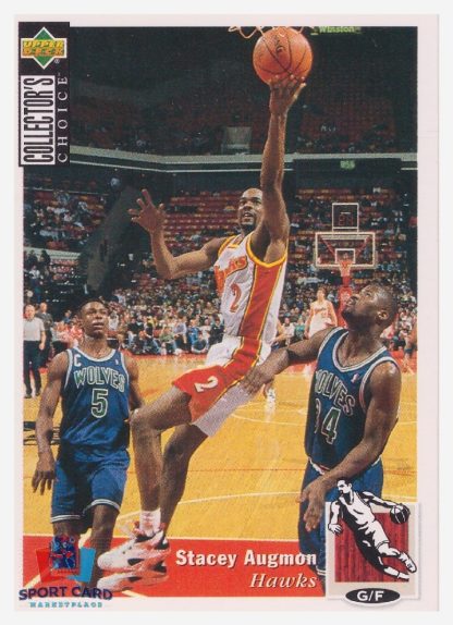 1994 Upper Deck Collector's Choice Stacey Augmon / Atlanta Hawks #59