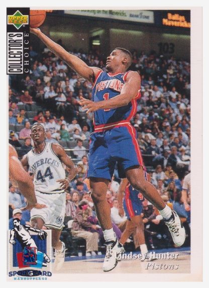 1994 Upper Deck Collector's Choice Lindsey Hunter / Detroit Pistons #82