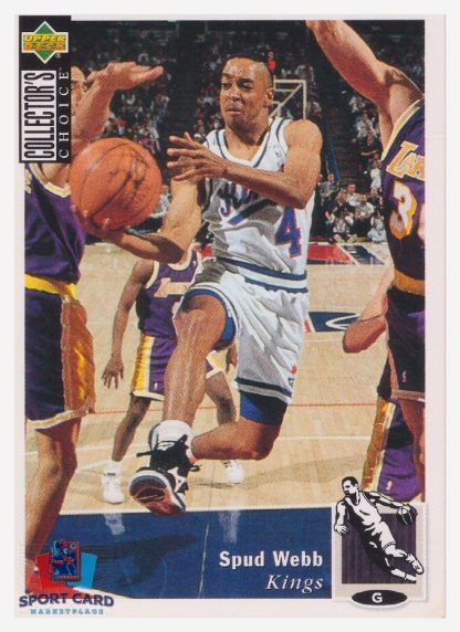 1994 Upper Deck Collector's Choice Spud Webb / Sacramento Kings #89