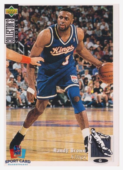 1994 Upper Deck Collector's Choice Randy Brown / Sacramento Kings #95