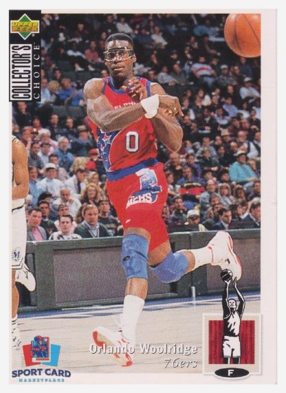 1994 Upper Deck Collector's Choice Orlando Woolridge / Philadelphia 76ers #97