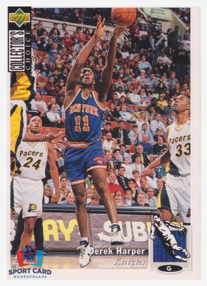 1994 Upper Deck Collector's Choice Derek Harper / New York Knicks #99