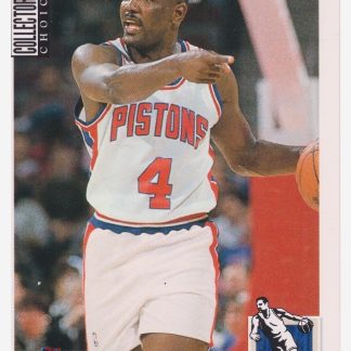 1994 Upper Deck Collector's Choice Joe Dumars / Detroit Pistons #104