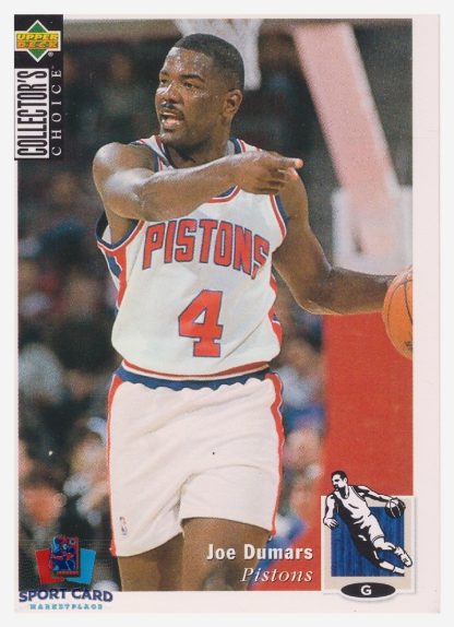 1994 Upper Deck Collector's Choice Joe Dumars / Detroit Pistons #104
