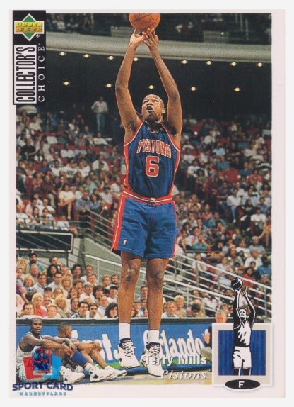 1994 Upper Deck Collector's Choice Terry Mills / Detroit Pistons #106