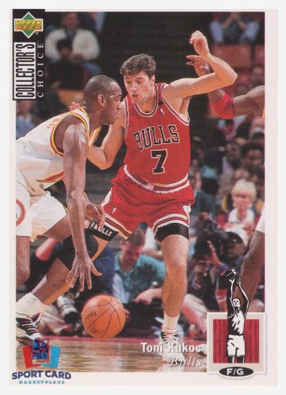 1994 Upper Deck Collector's Choice Toni Kukoc / Chicago Bulls #107