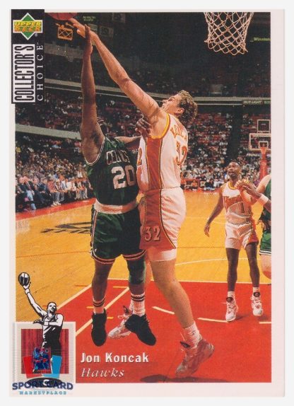 1994 Upper Deck Collector's Choice Jon Koncak / Atlanta Hawks #108