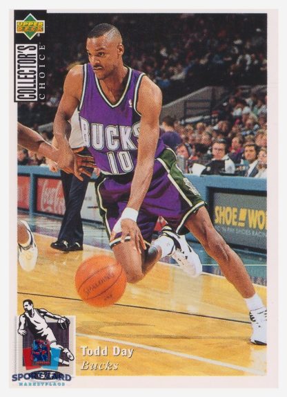 1994 Upper Deck Collector's Choice Todd Day / Milwaukee Bucks #110