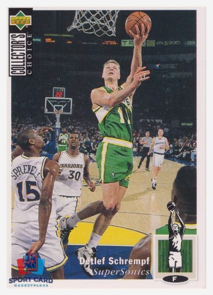 1994 Upper Deck Collector's Choice Detlef Schrempf / Seattle Supersonics #111