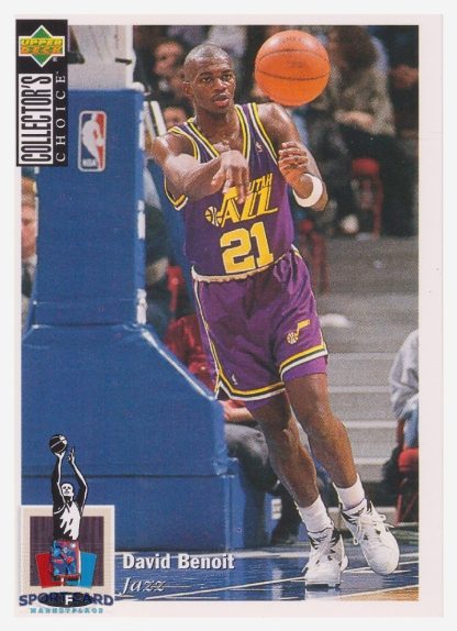 1994 Upper Deck Collector's Choice David Benoit / Utah Jazz #121