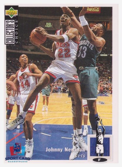 1994 Upper Deck Collector's Choice Johnny Newman / New Jersey Nets #126