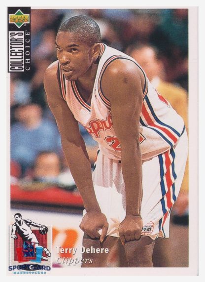 1994 Upper Deck Collector's Choice Terry Dehere / Los Angeles Clippers #128