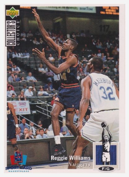 1994 Upper Deck Collector's Choice Reggie Williams / Denver Nuggets #130
