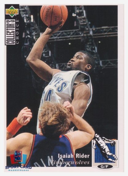 1994 Upper Deck Collector's Choice Isaiah Rider / Minnesota Timberwolves #134