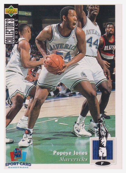 1994 Upper Deck Collector's Choice Popeye Jones / Dallas Mavericks #139