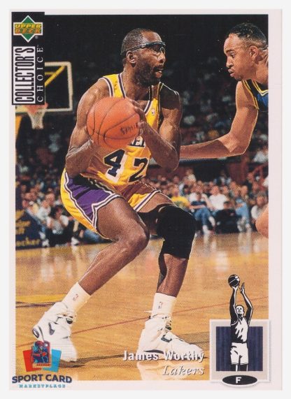 1994 Upper Deck Collector's Choice James Worthy / Los Angeles Lakers #142