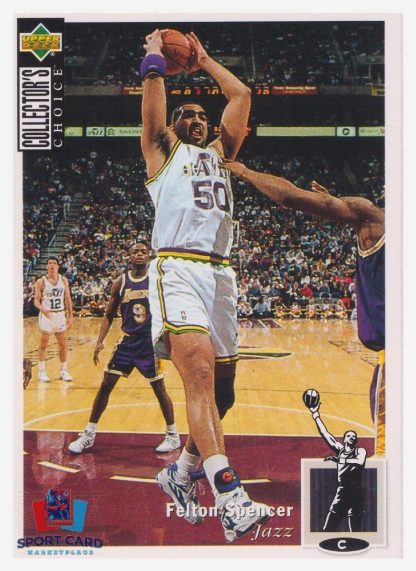 1994 Upper Deck Collector's Choice Felton Spencer / Utah Jazz #150