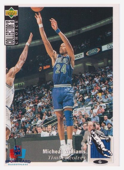 1994 Upper Deck Collector's Choice Michael Williams / Minnesota Timberwolves #159