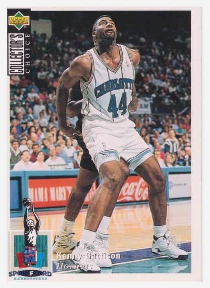 1994 Upper Deck Collector's Choice Kenny Gattison / Charlotte Hornets #160