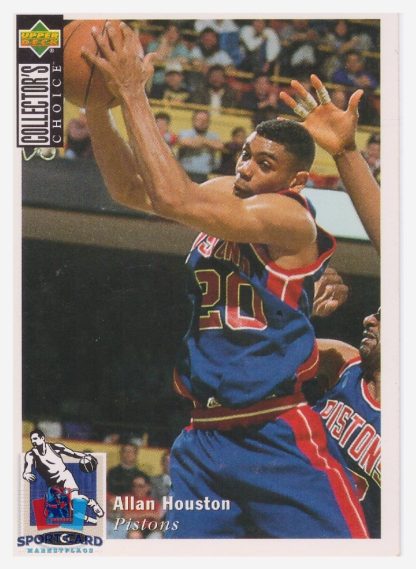 1994 Upper Deck Collector's Choice Allan Houston / Detroit Pistons #162