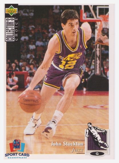 1994 Upper Deck Collector's Choice John Stockton / Utah Jazz #163