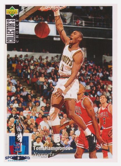 1994 Upper Deck Collector's Choice Tom Hammonds / Denver Nuggets #221