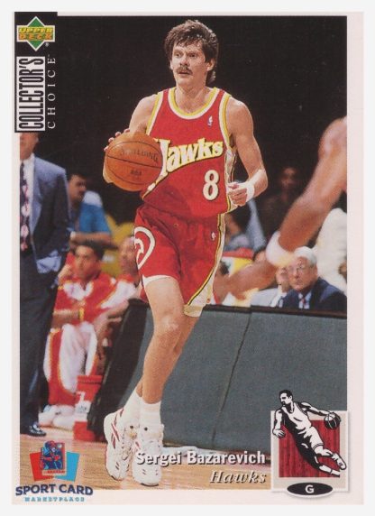 1994 Upper Deck Collector's Choice Sergei Bazarevich / Atlanta Hawks #226